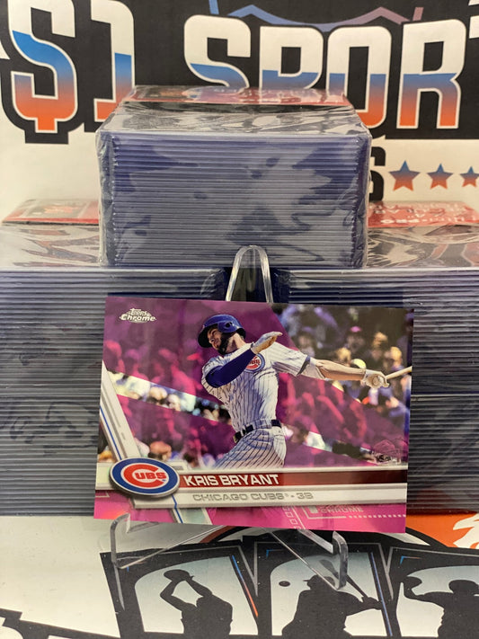 2017 Topps Chrome (Pink Refractor) Kris Bryant #1