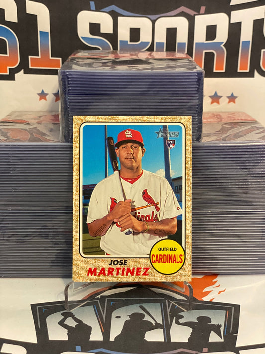 2017 Topps Heritage Jose Martinez Rookie #511