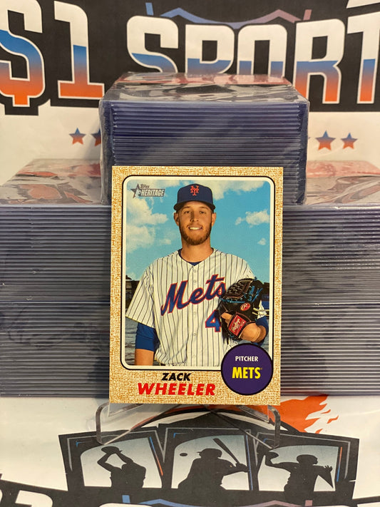 2017 Topps Heritage (Short Print) Zack Wheeler #708