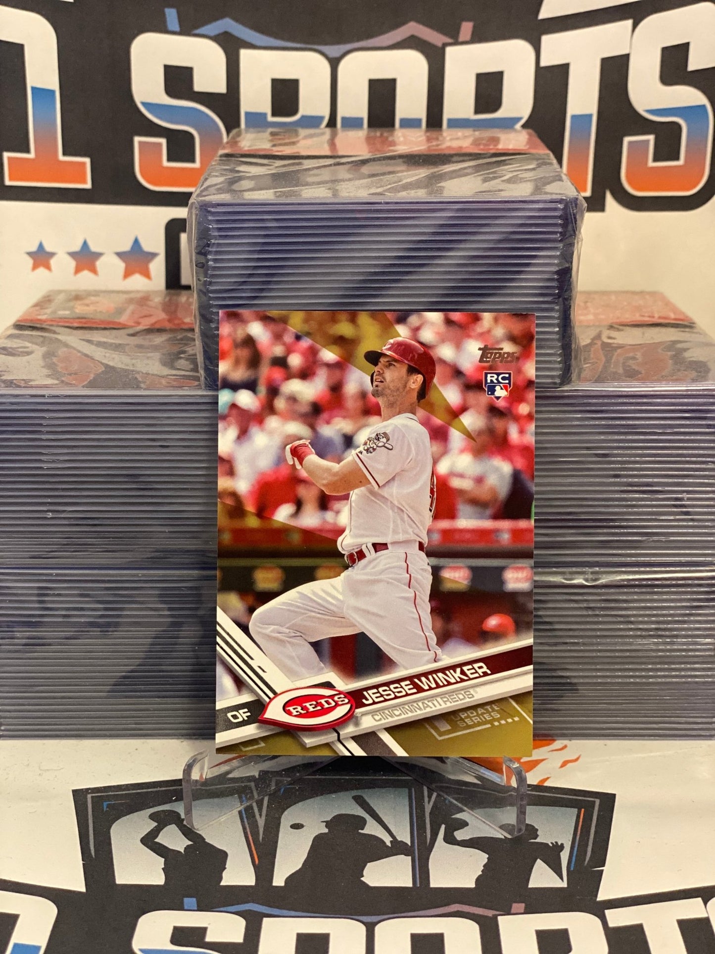 2017 Topps Update (Gold 1597/2017) Jesse Winker Rookie #US271