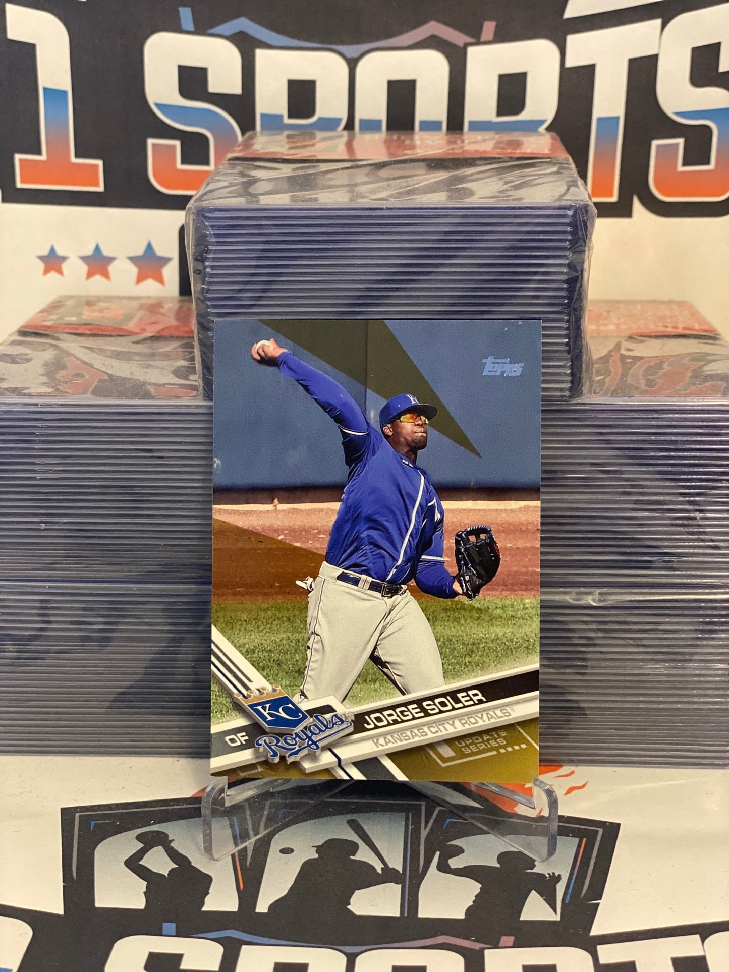 2017 Topps Update (Gold 384/2017) Jorge Soler #US88