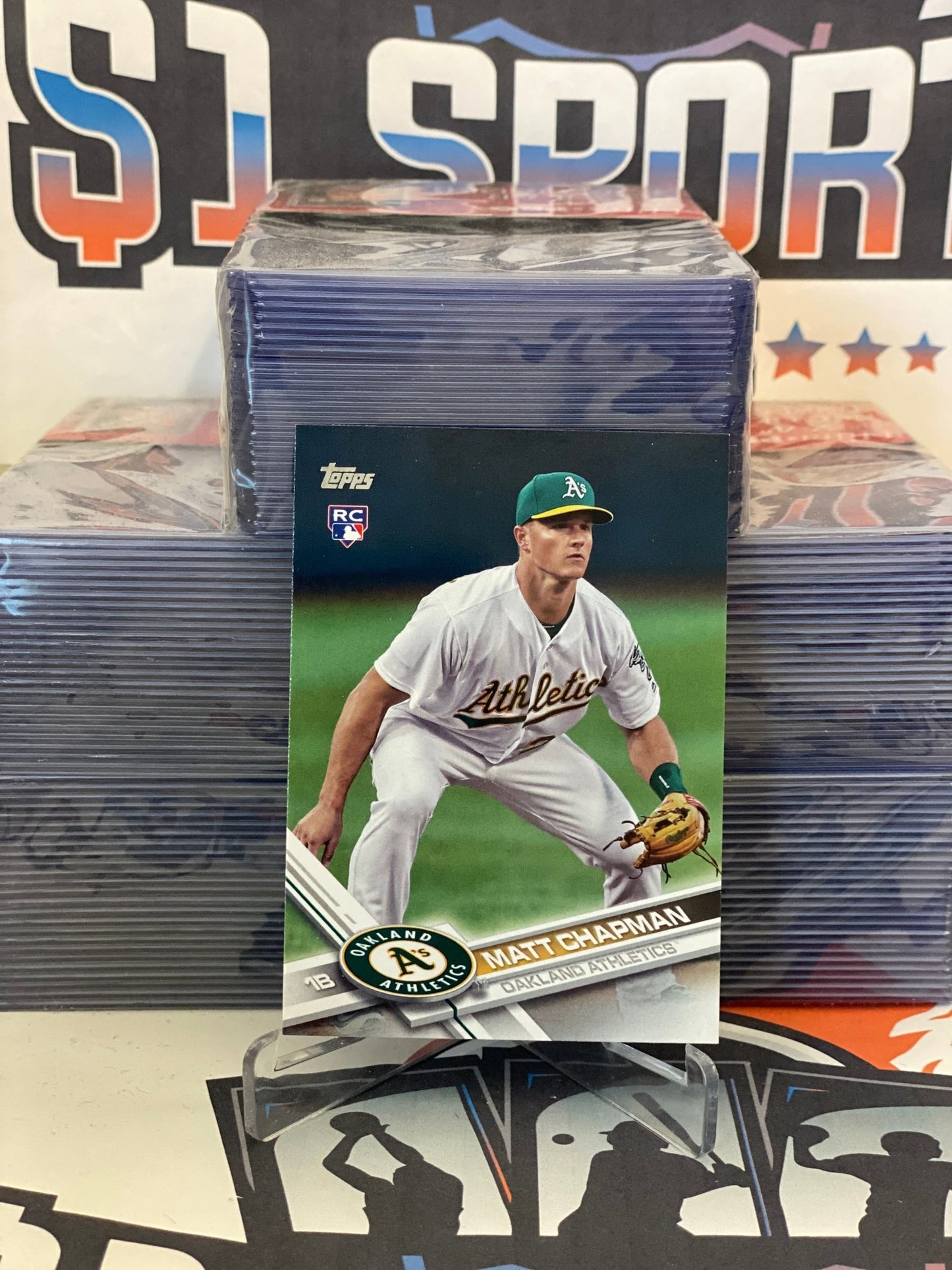 2017 Topps Update Matt Chapman Rookie #US4