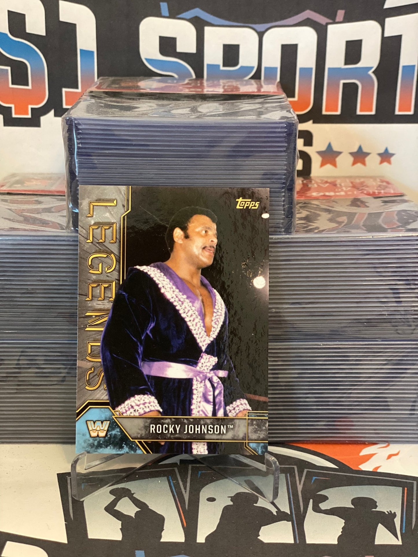 2017 Topps WWE (44/99) Rocky Johnson #76