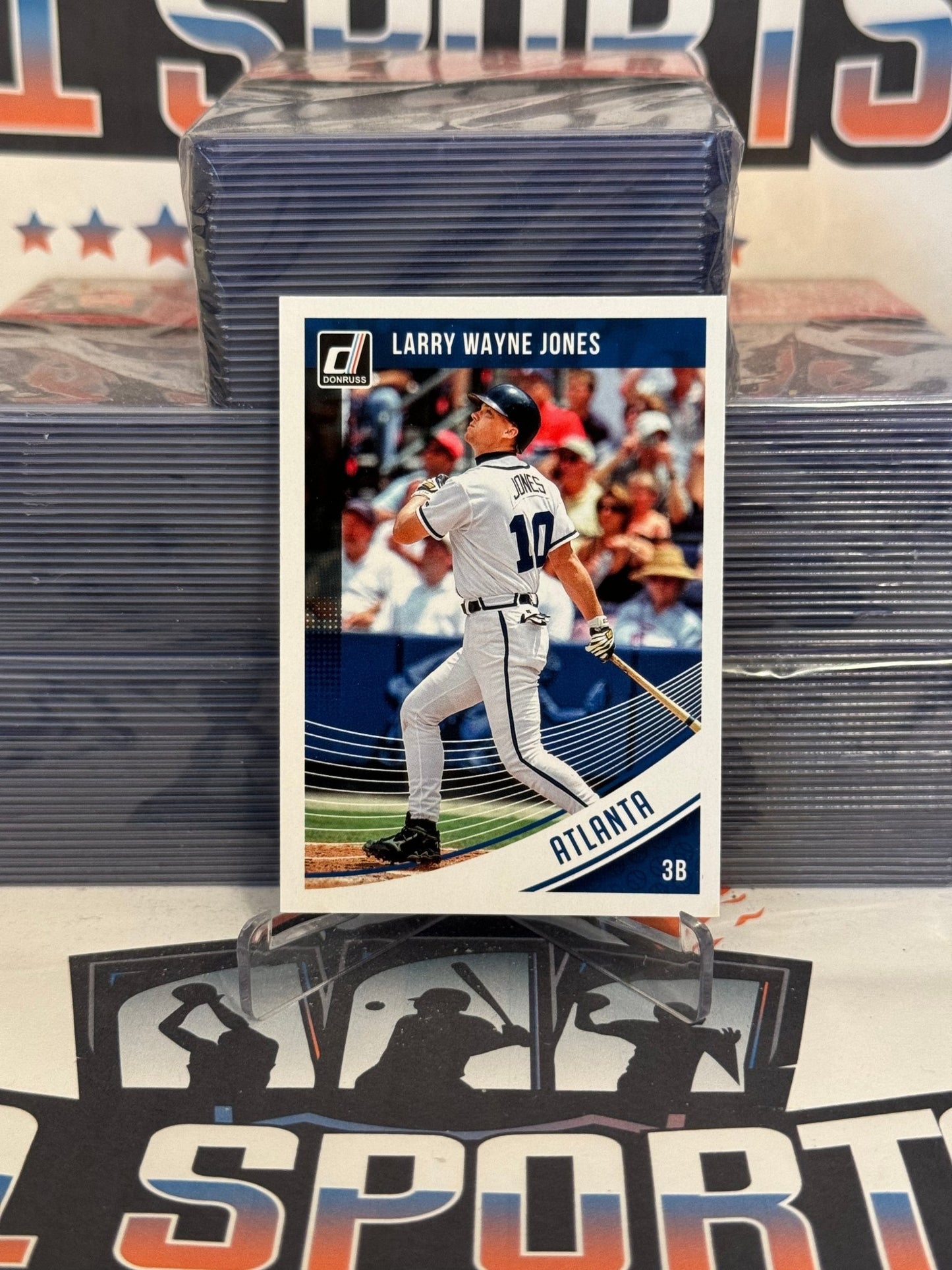 2018 Donruss (Full Name Variation) Chipper Jones #195