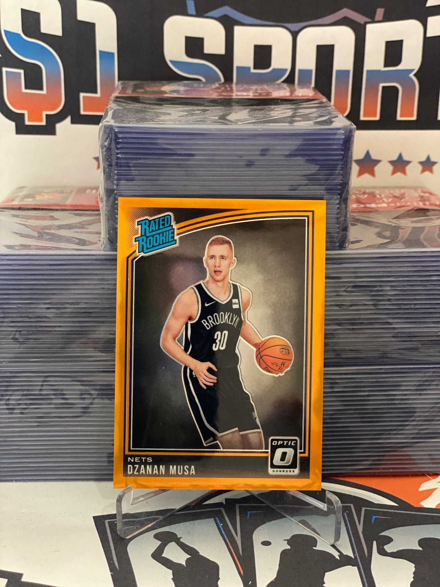 2018 Donruss Optic (Bronze, Rated Rookie 065/199) Dzanan Musa #187