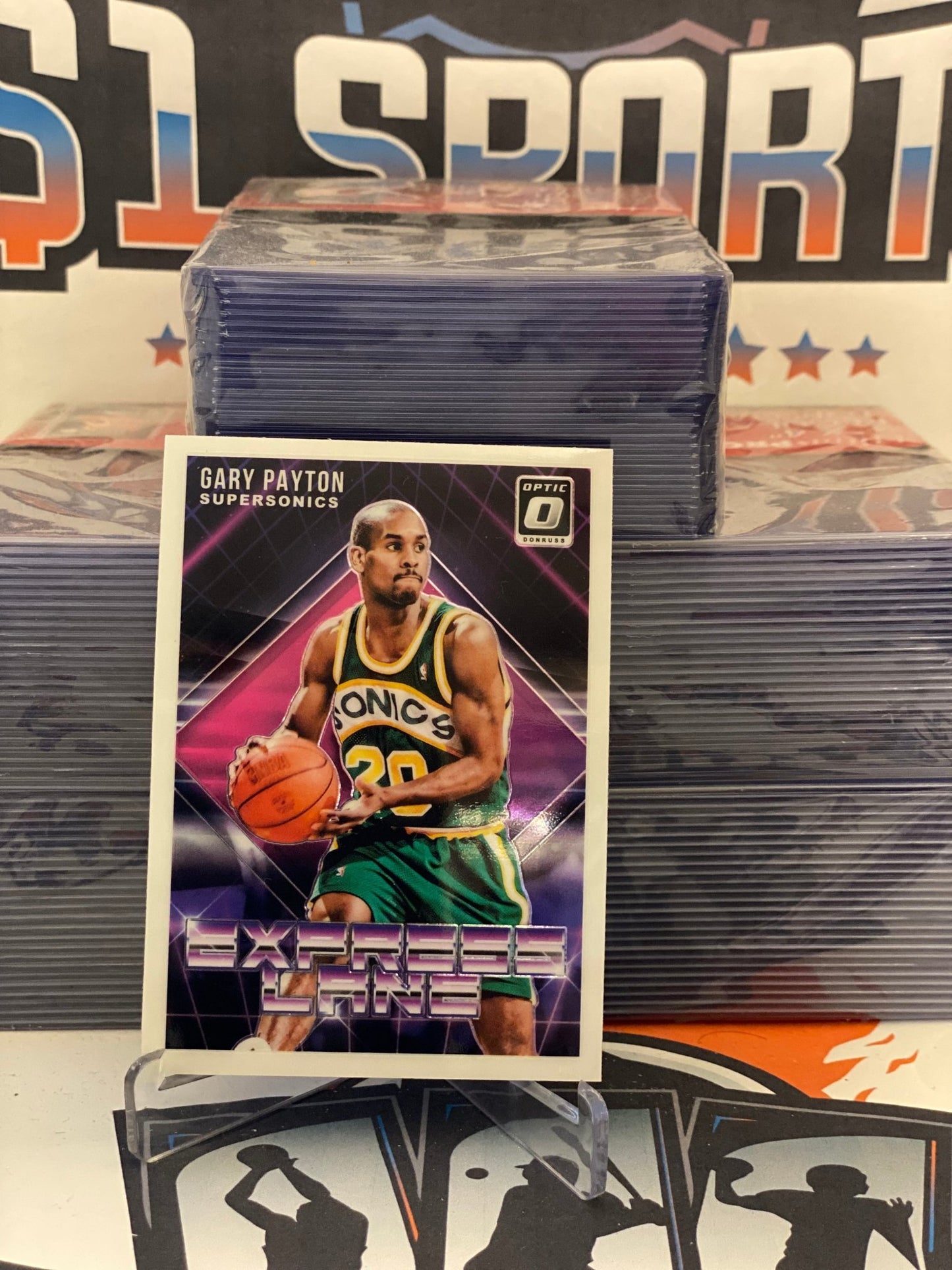2018 Donruss Optic (Express Lane) Gary Payton #24