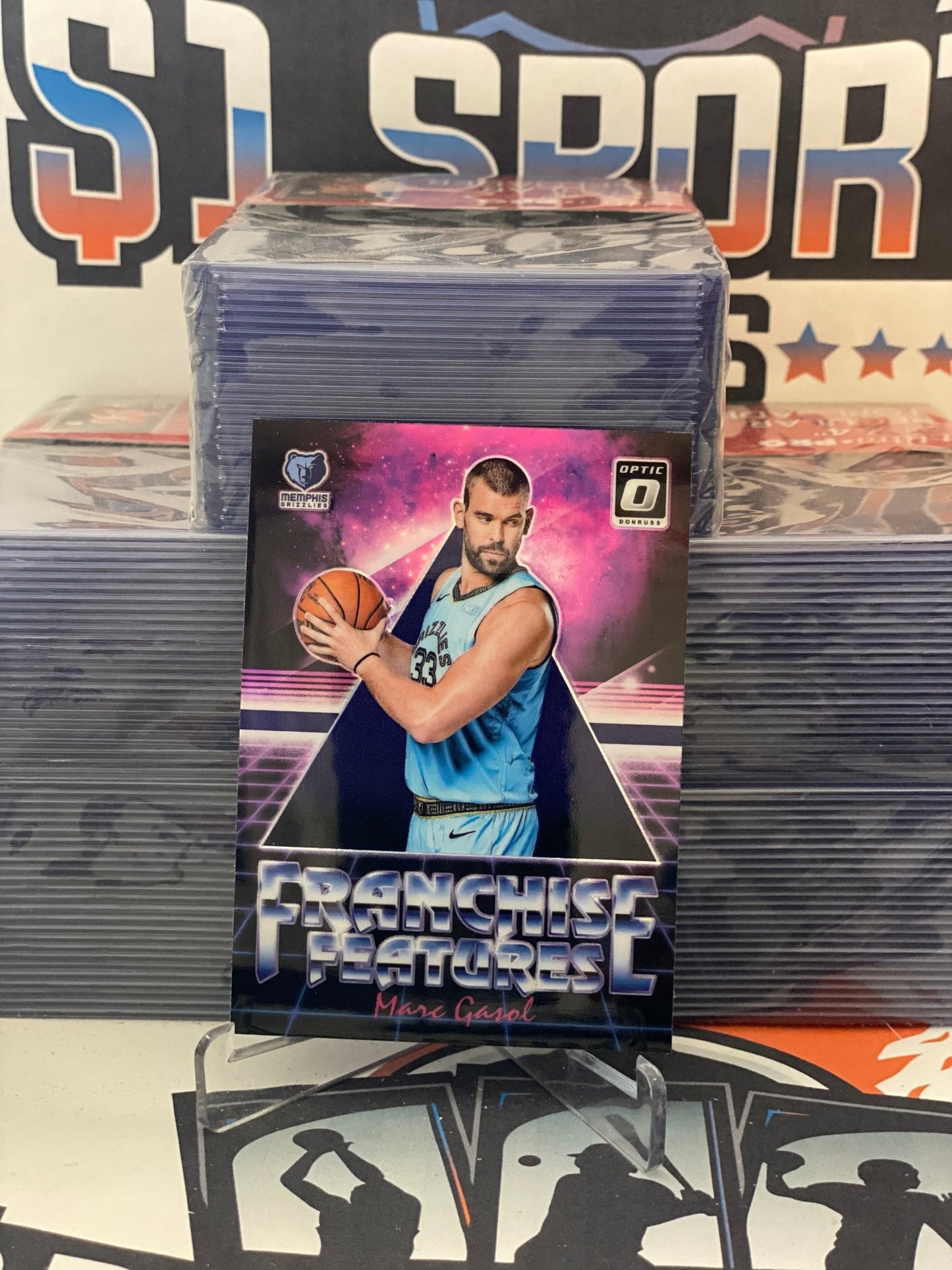 2018 Donruss Optic (Holo Prizm, Franchise Features) Marc Gasol #15