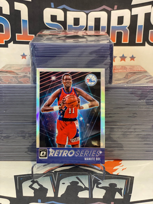 2018 Donruss Optic (Holo Prizm, Retro Series) Manute Bol #19