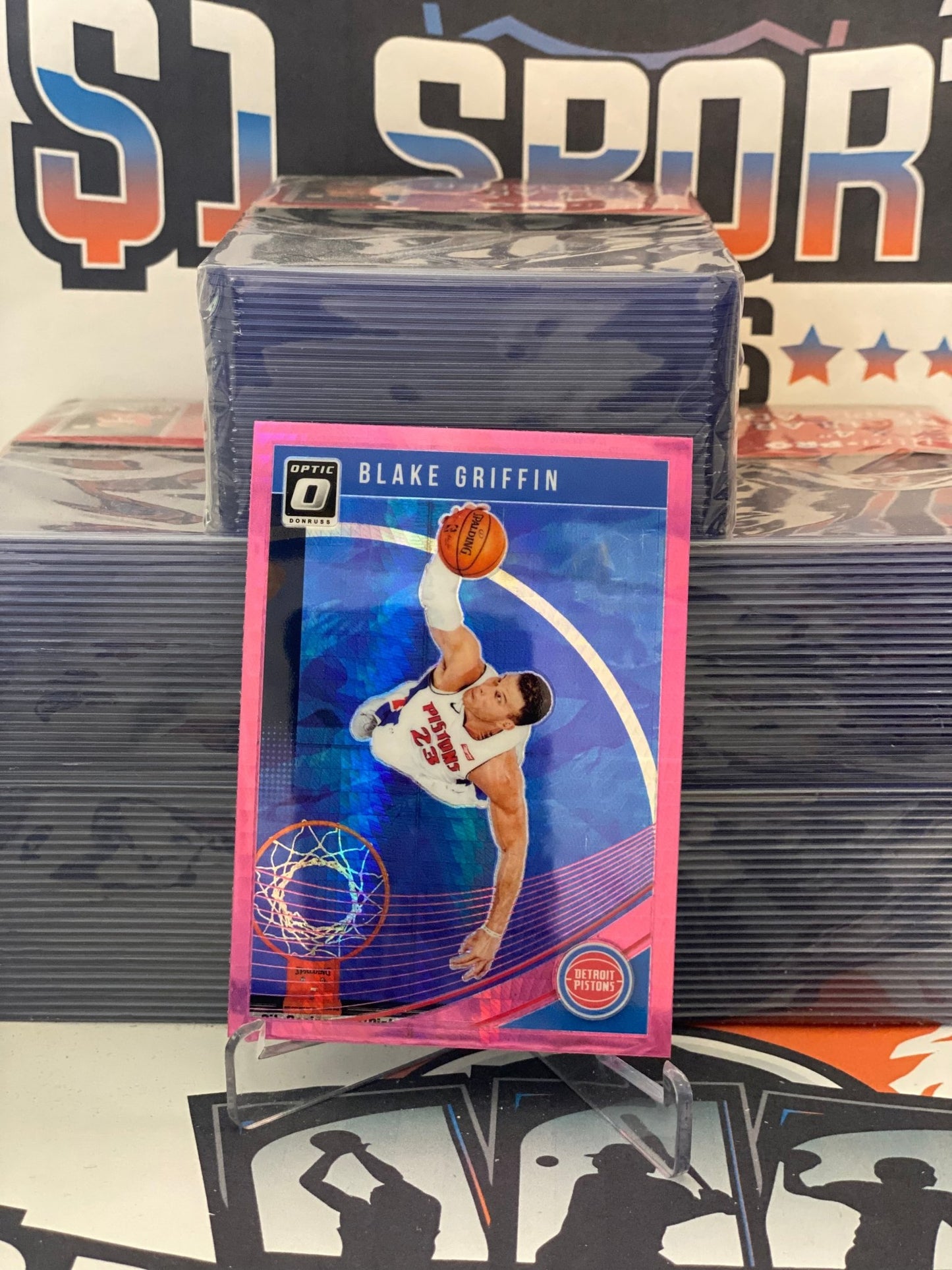 2018 Donruss Optic (Hyper Pink Prizm) Blake Griffin #140