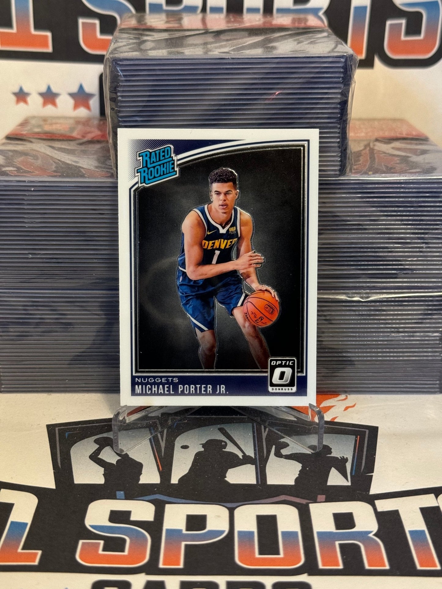 2018 Donruss Optic (Rated Rookie) Michael Porter Jr. #182