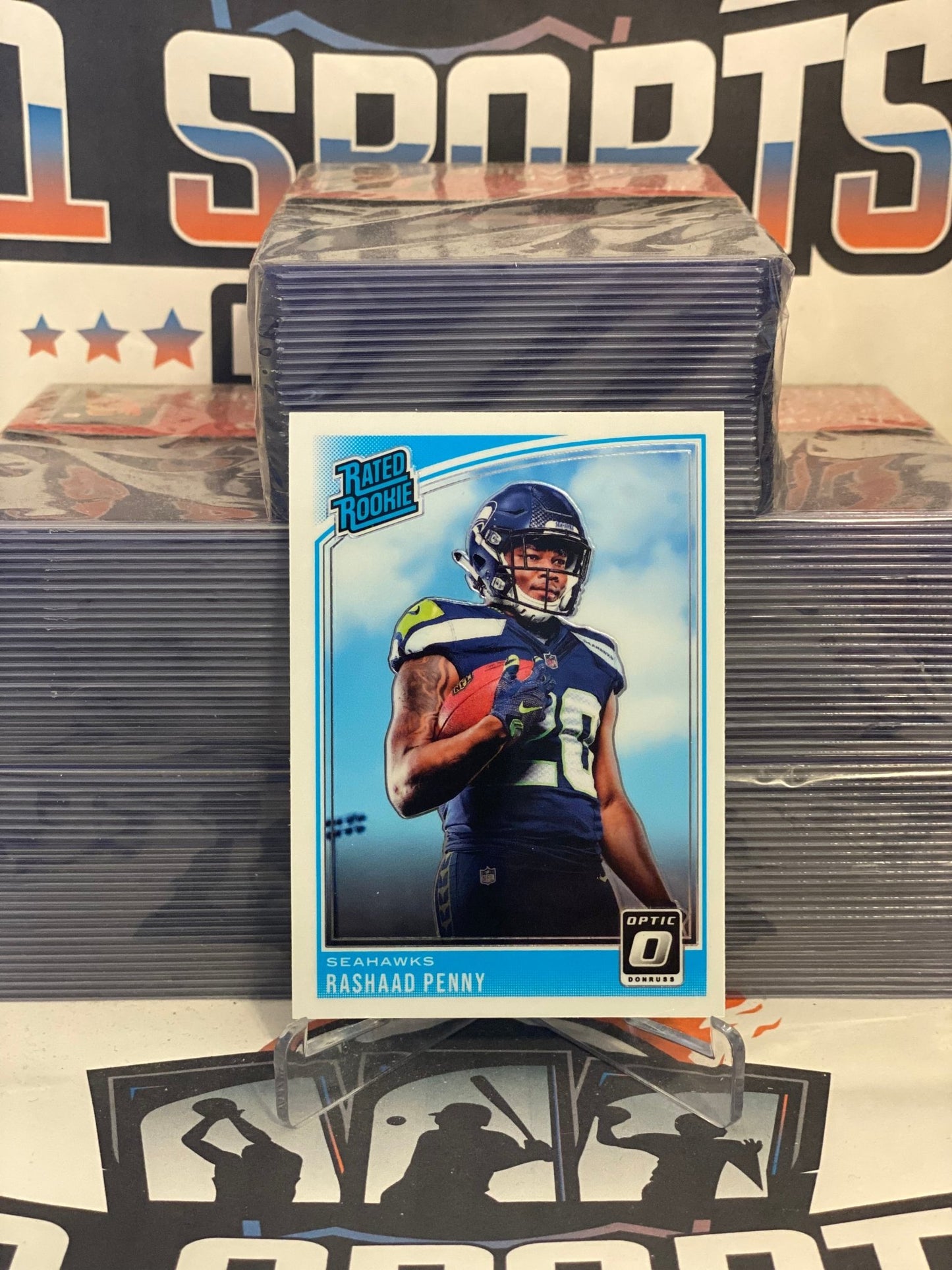 2018 Donruss Optic (Rated Rookie) Rashaad Penny #168
