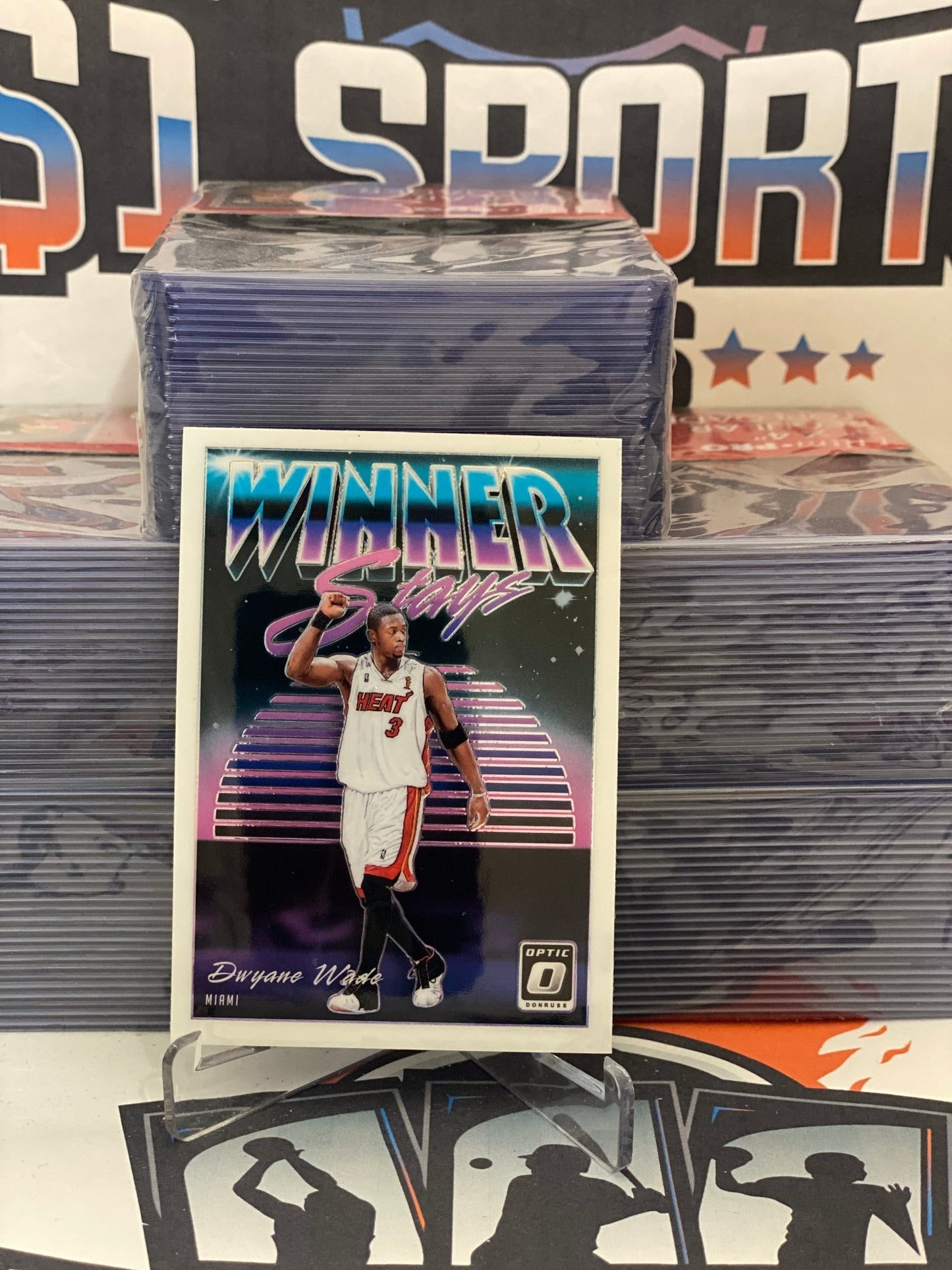 2018 Donruss Optic (Winner Stays) Dwyane Wade #1