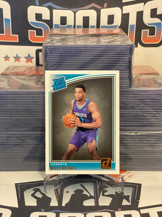 2018 Donruss (Rated Rookie) Miles Bridges #172