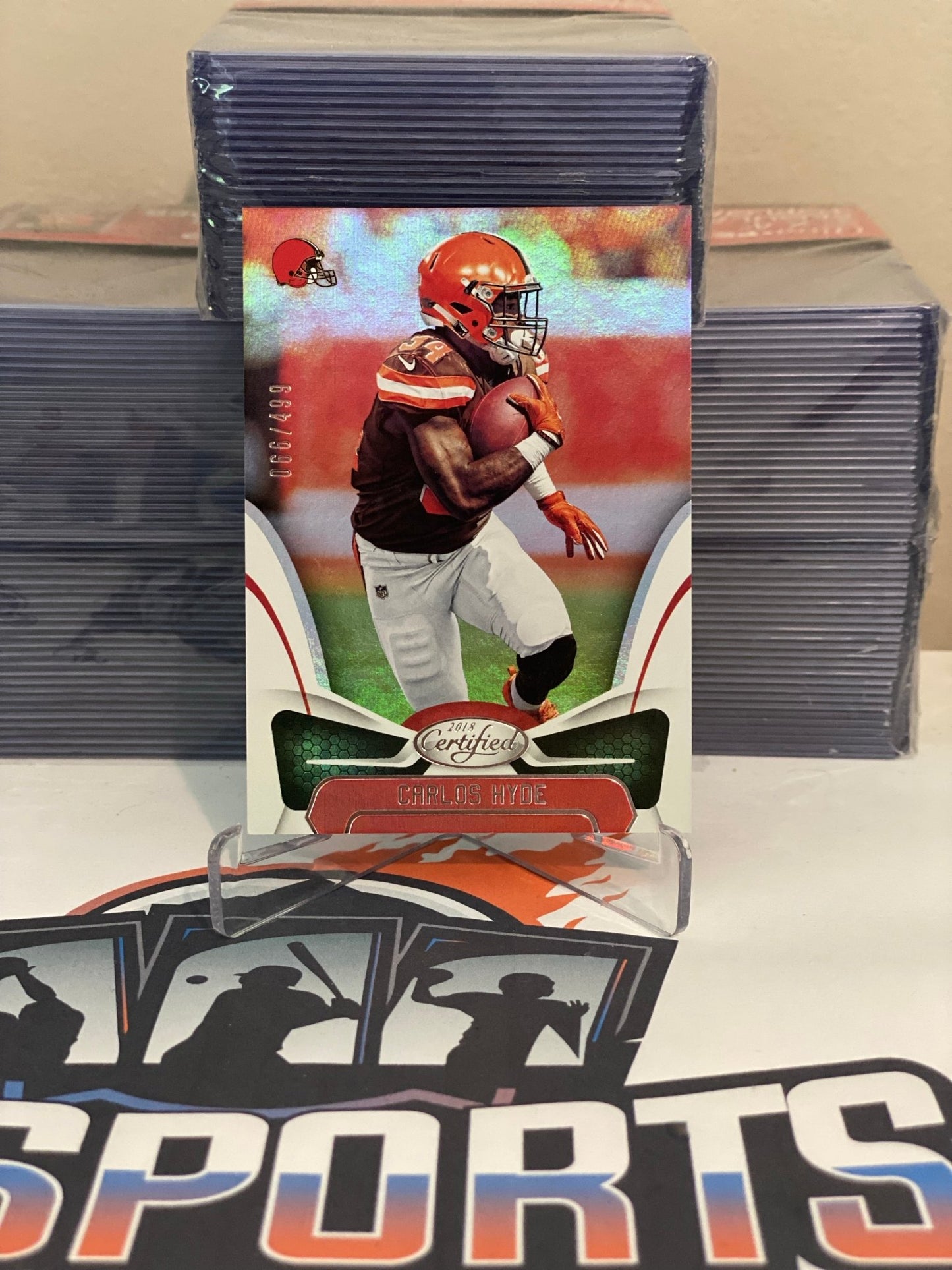 2018 Panini Certified (066/499) Carlos Hyde #19