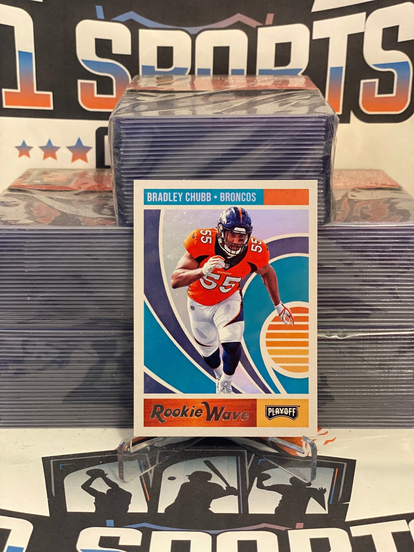 2018 Panini Playoff (Rookie Wave) Bradley Chubb #8