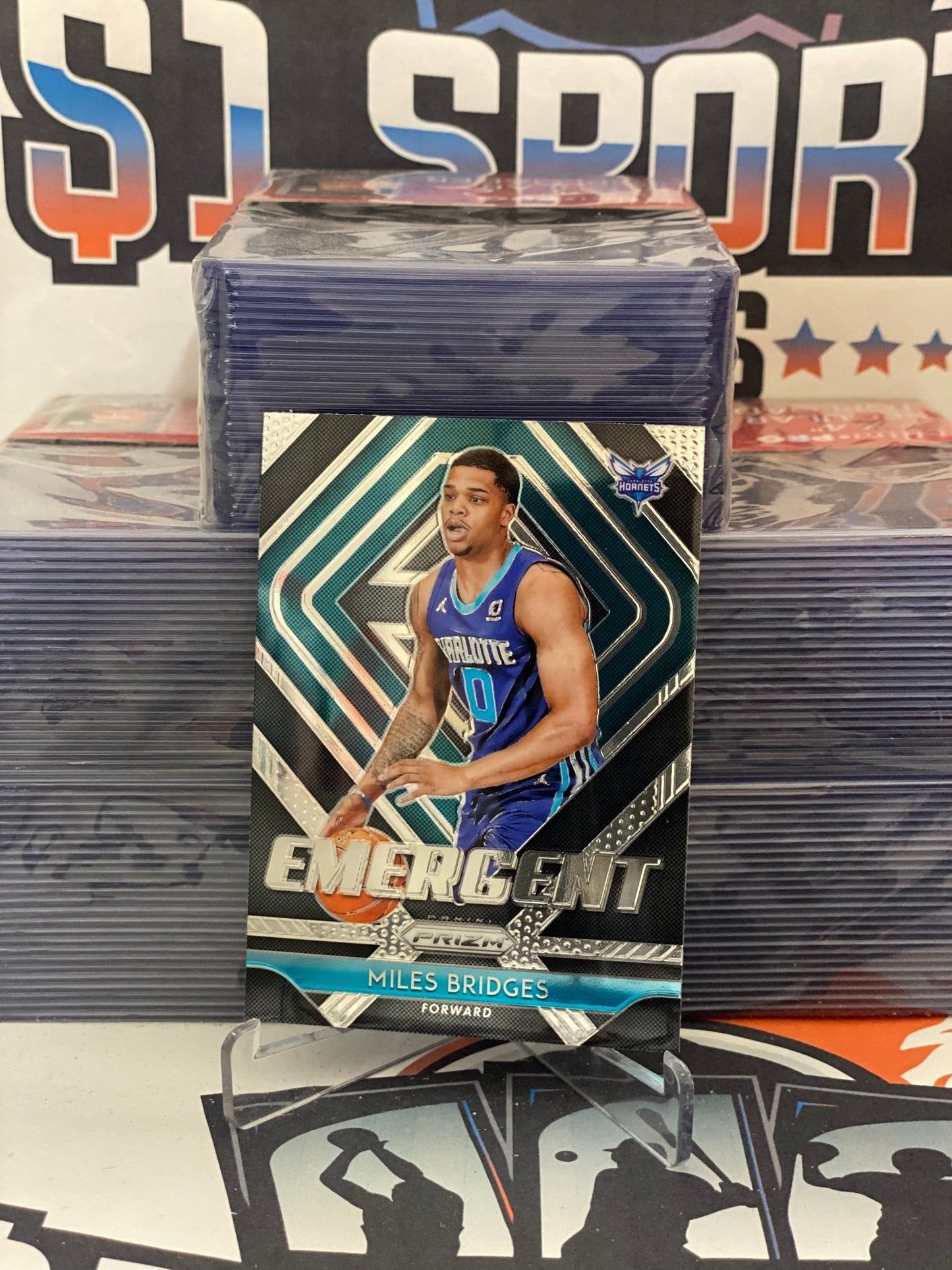 2018 Panini Prizm (Emergent) Miles Bridges Rookie #12