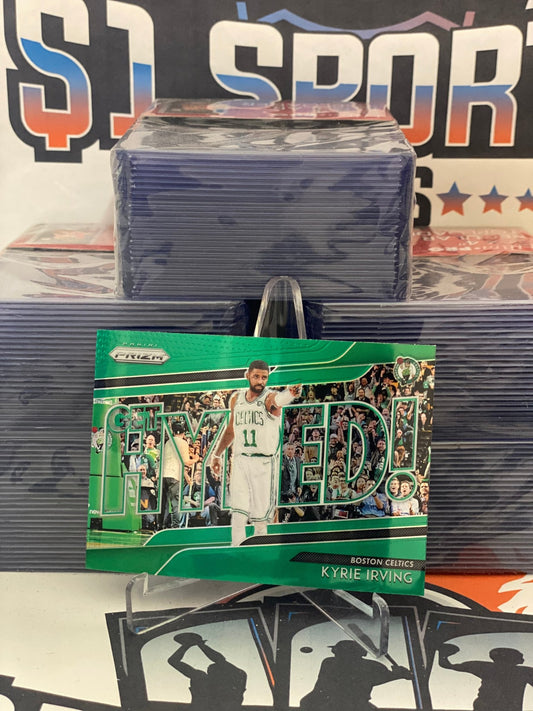 2018 Panini Prizm (Green Prizm, Get Hyped!) Kyrie Irving #10
