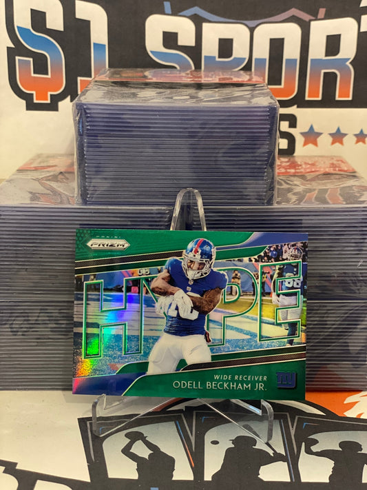 2018 Panini Prizm (Green Prizm, Hype) Odell Beckham Jr. #H14