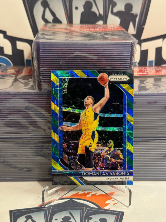 2018 Panini Prizm (Green Yellow Blue Choice Prizm) Domantas Sabonis #174