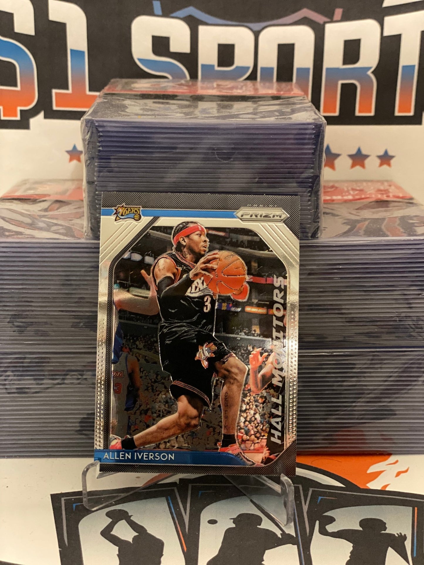 2018 Panini Prizm (Hall Monitors) Allen Iverson #8