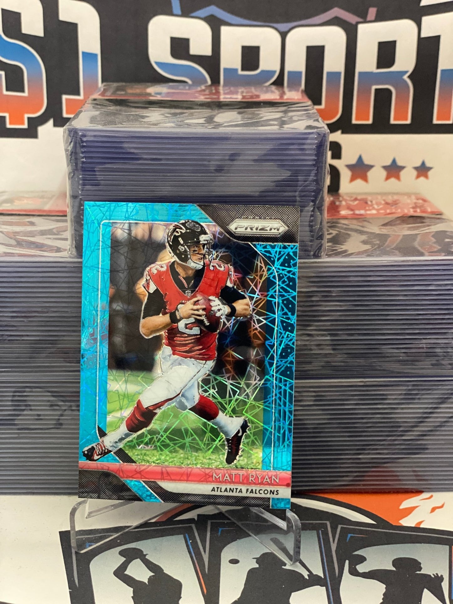 2018 Panini Prizm (Light Blue Laser Prizm) Matt Ryan #188
