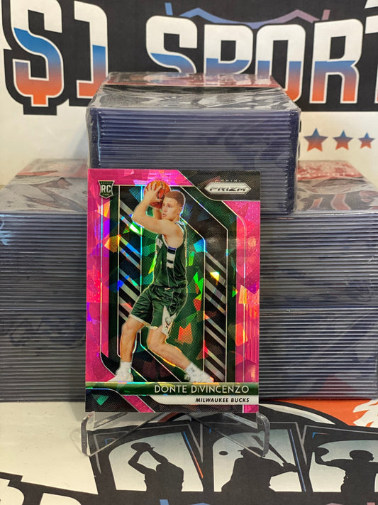 2018 Panini Prizm (Pink Ice Prizm) Donte DiVincenzo Rookie #246
