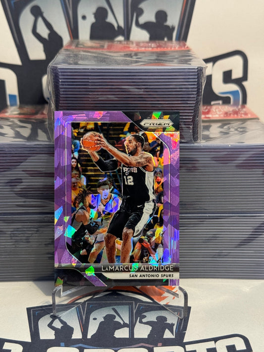 2018 Panini Prizm (Purple Ice Prizm 20/149) LaMarcus Aldridge #291