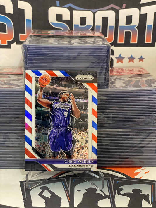 2018 Panini Prizm (Red White Blue Prizm) Chris Webber #165