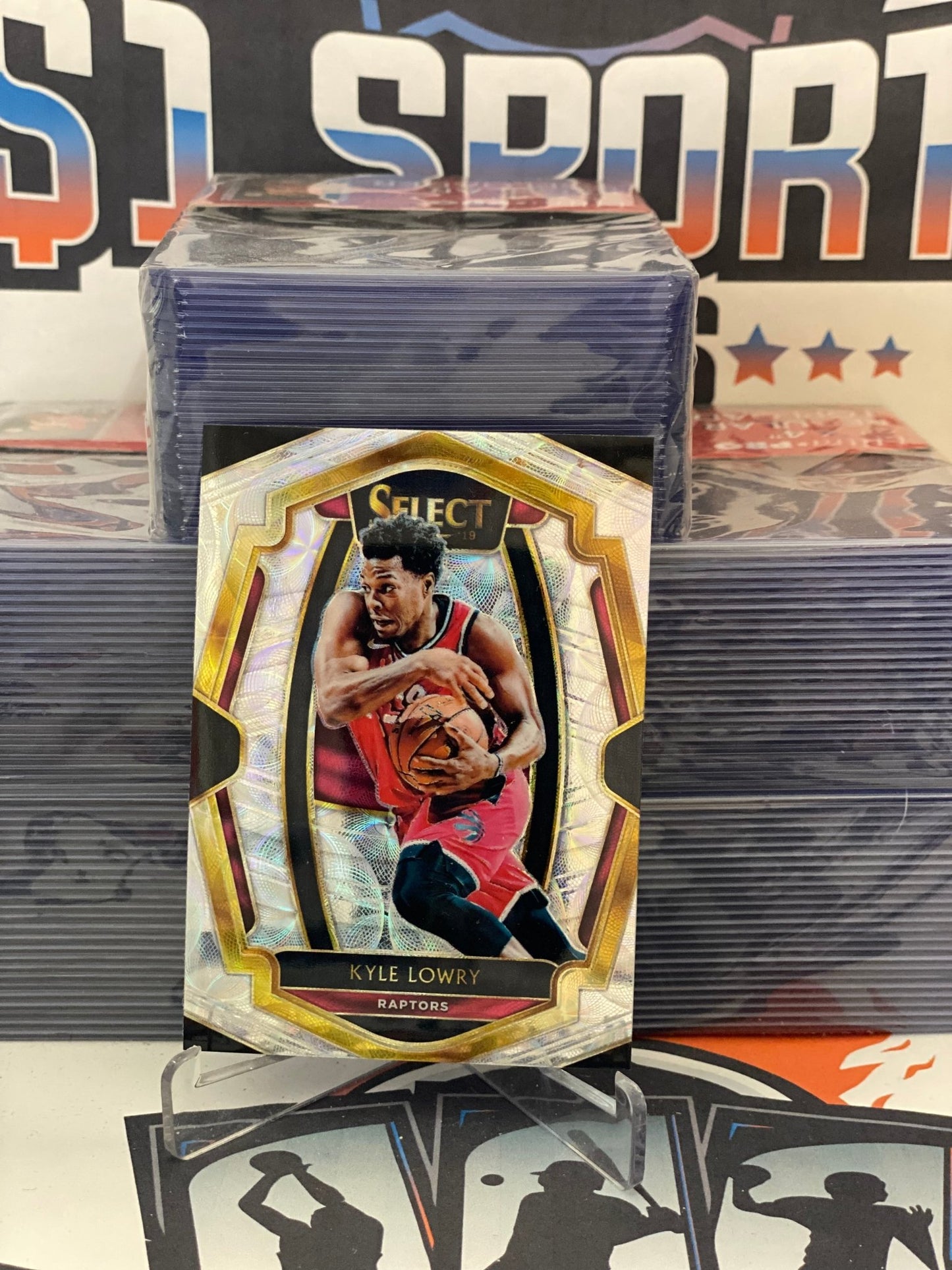 2018 Panini Select (Silver Prizm, Premier Level) Kyle Lowry #200