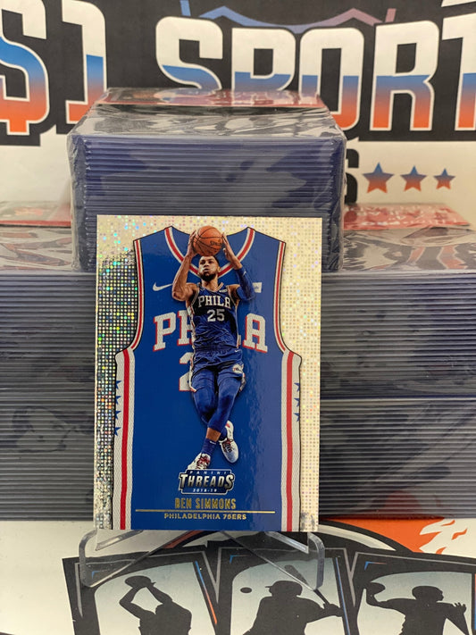 2018 Panini Threads (Dazzle, Short Print) Ben Simmons #176