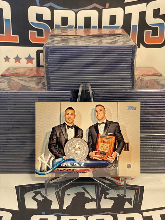 2018 Topps (Award Show) Aaron Judge & Giancarlo Stanton #389