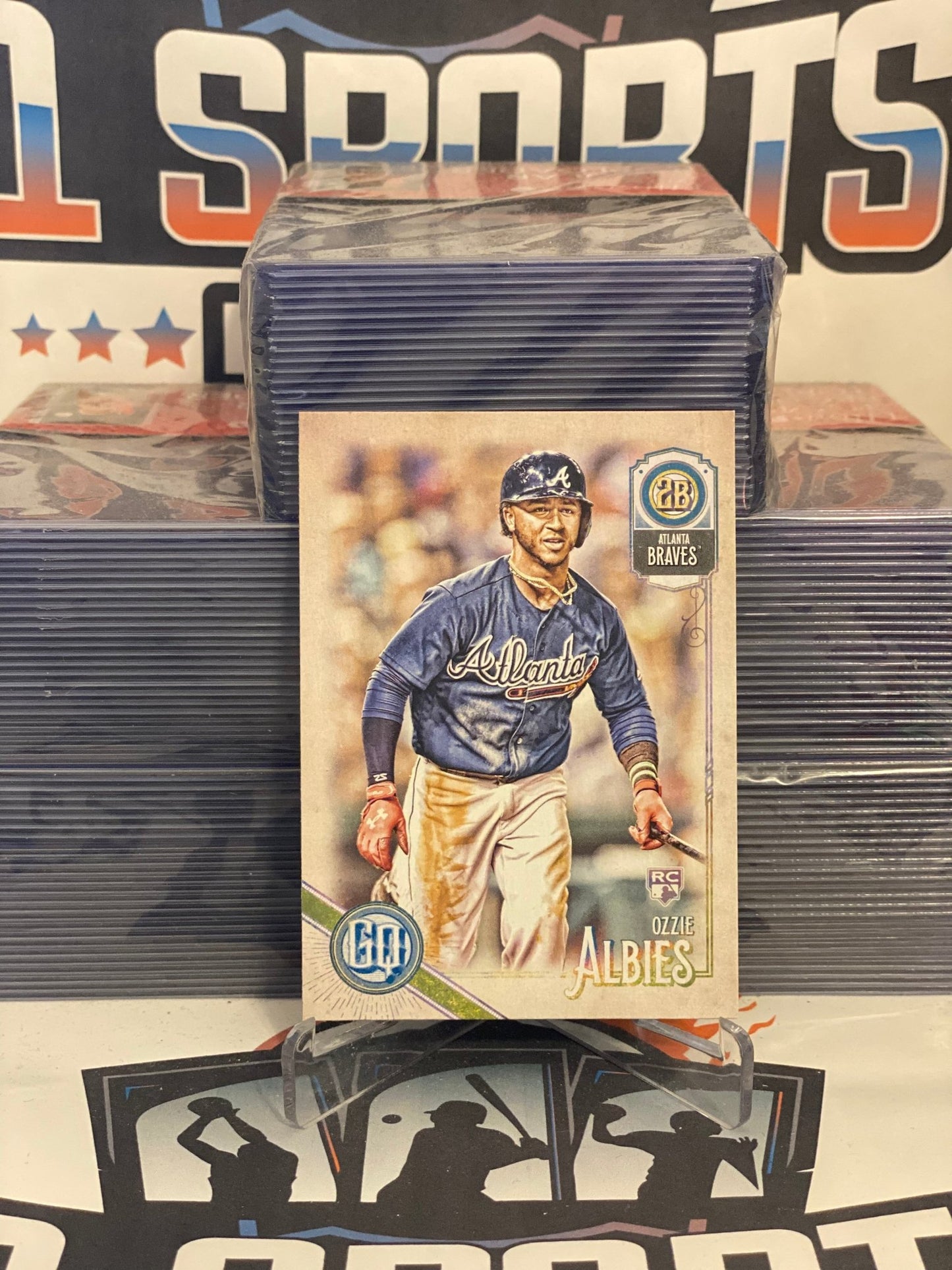 2018 Topps Gypsy Queen Ozzie Albies Rookie #163