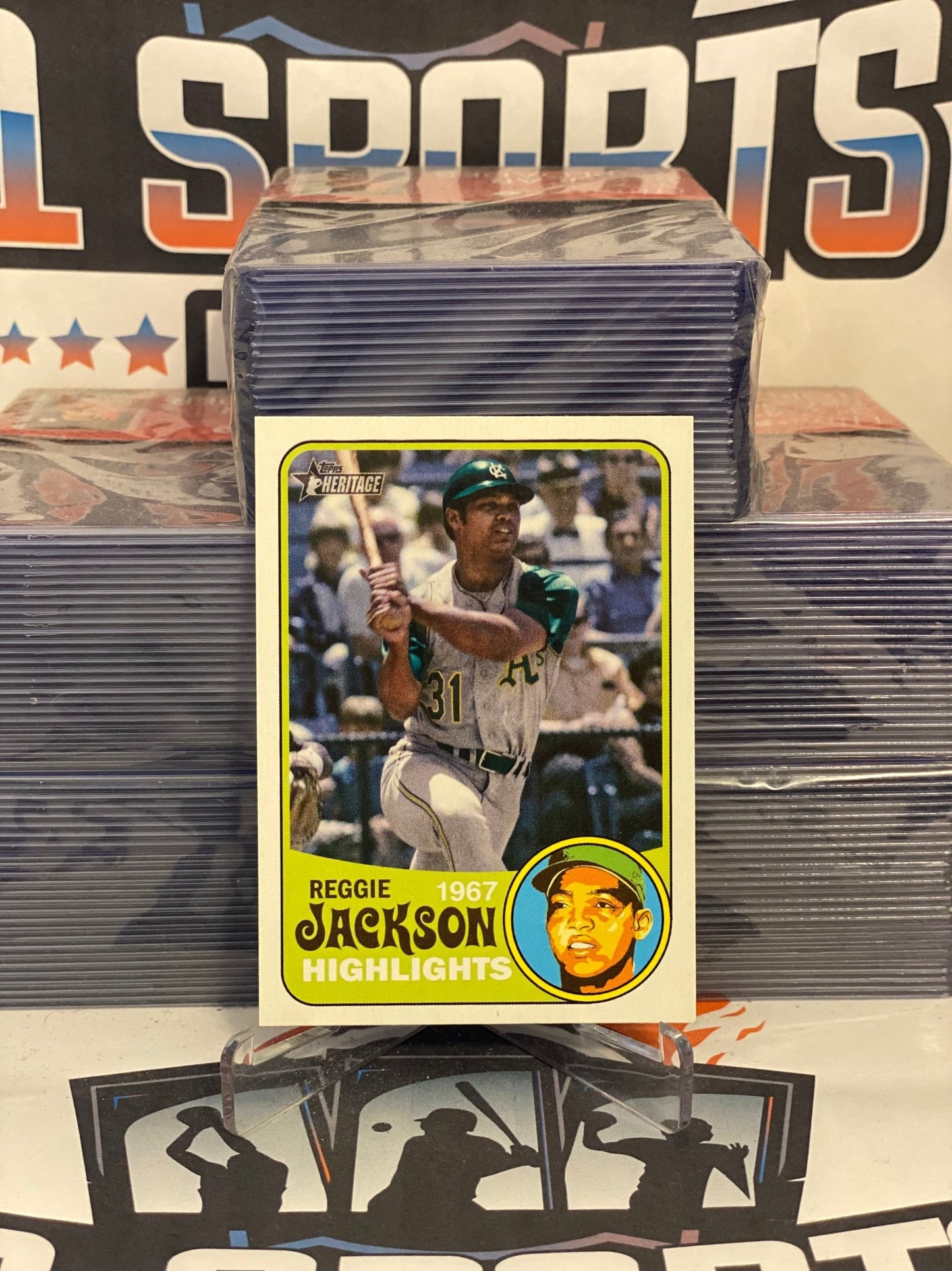2018 Topps Heritage (Highlights) Reggie Jackson #RJH-1