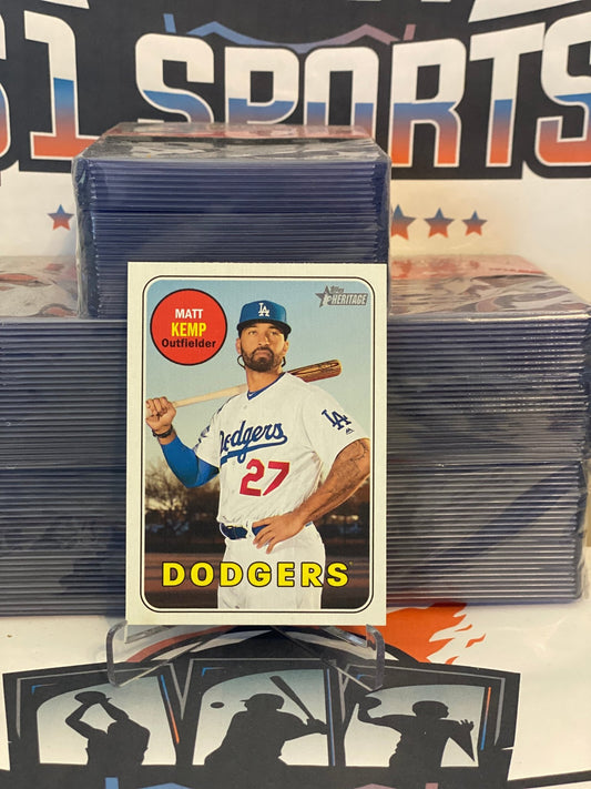 2018 Topps Heritage (Short Print) Matt Kemp #713