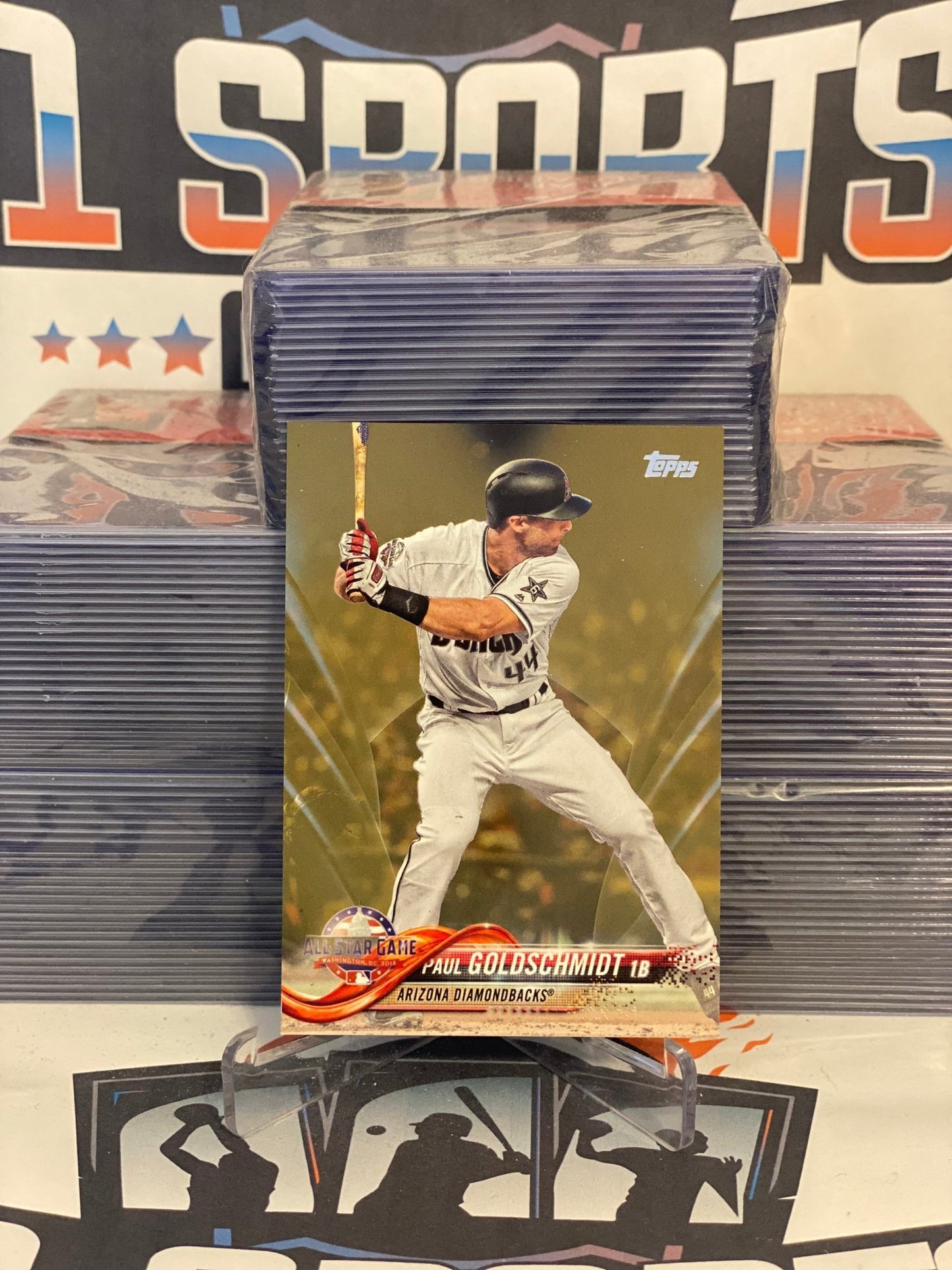 2018 Topps Update (Gold, All-Star Game 227/2018) Paul Goldschmidt #US156