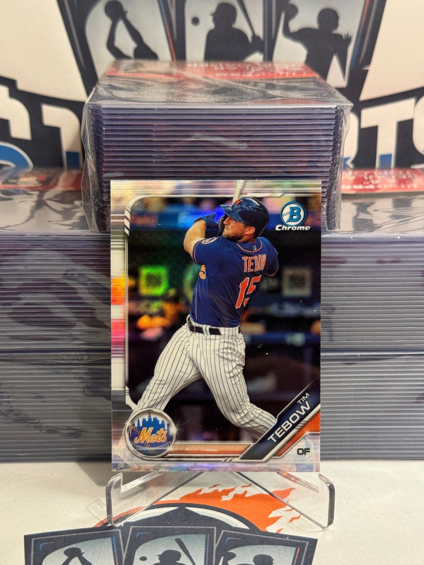 2019 Bowman Chrome Draft (Refractor) Tim Tebow #BDC-92