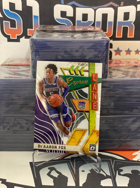 2019 Donruss Optic (Express Lane) De'Aaron Fox #19