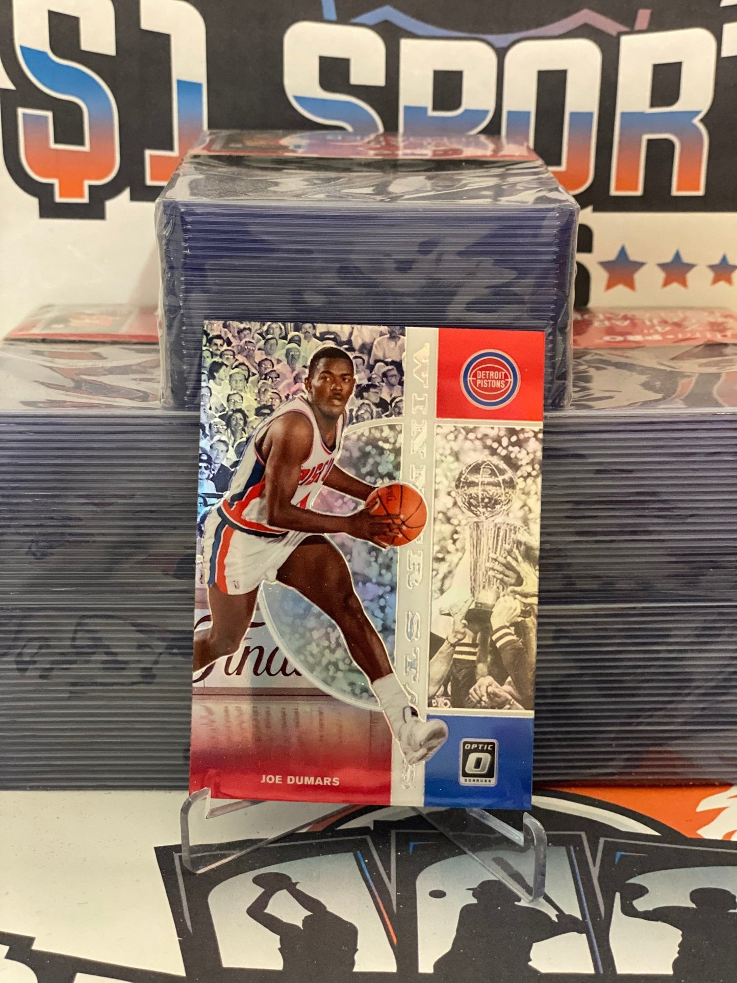2019 Donruss Optic (Holo Prizm, Winner Stays) Joe Dumars #5