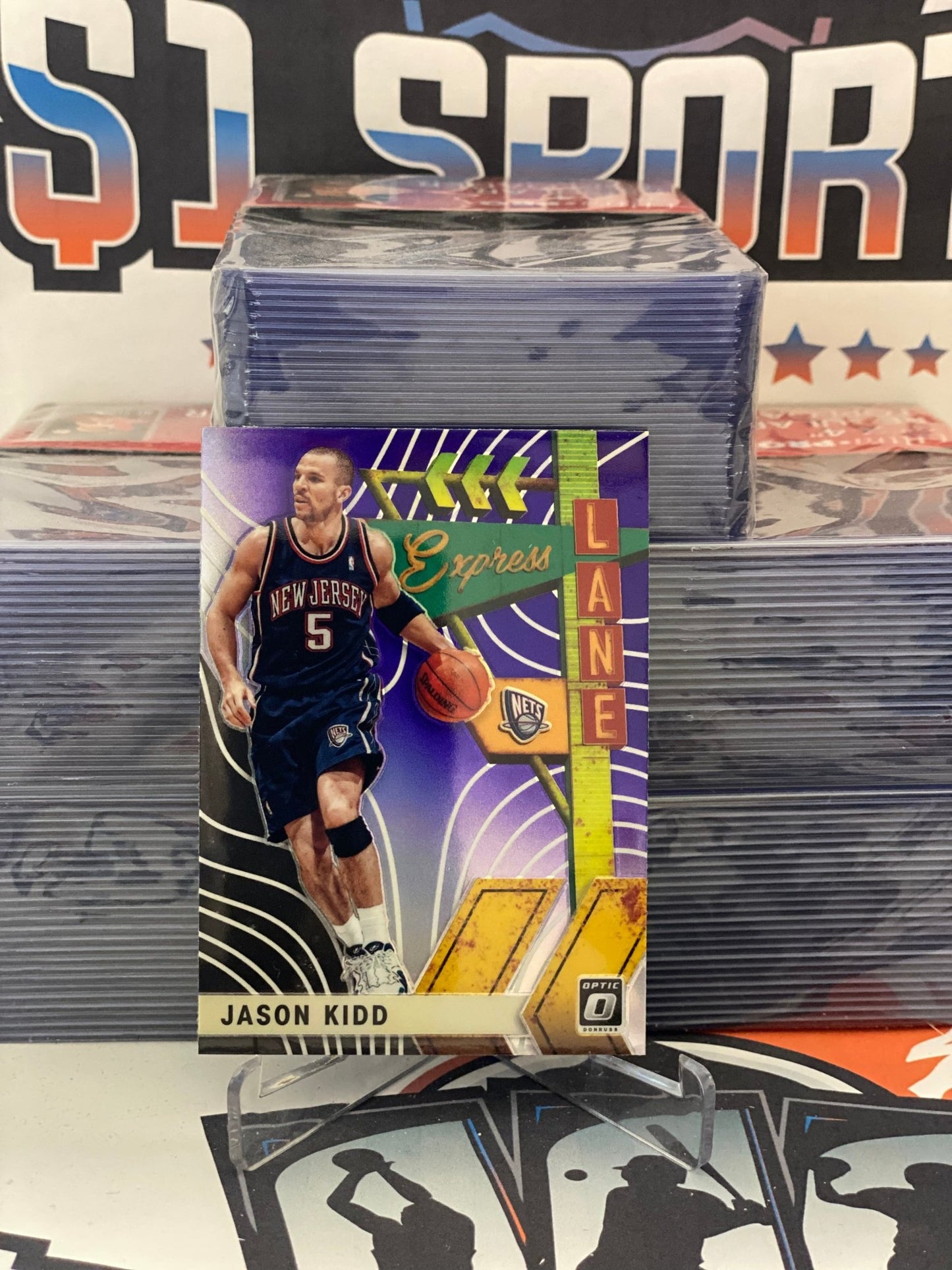 2019 Donruss Optic (Purple Prizm, Express Lane) Jason Kidd #18
