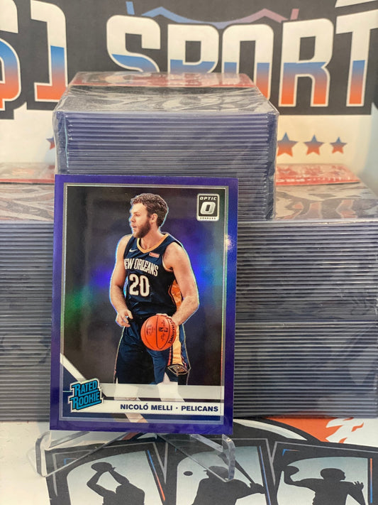 2019 Donruss Optic (Purple Prizm, Rated Rookie) Nicolo Melli #163