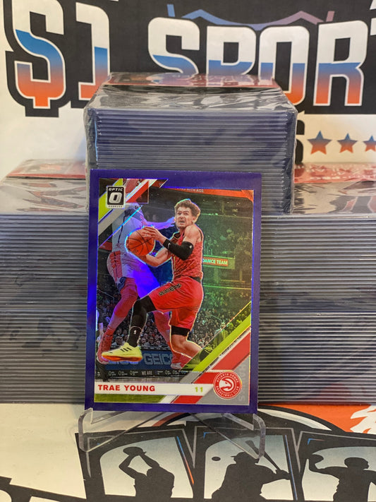 2019 Donruss Optic (Purple Prizm) Trae Young #2