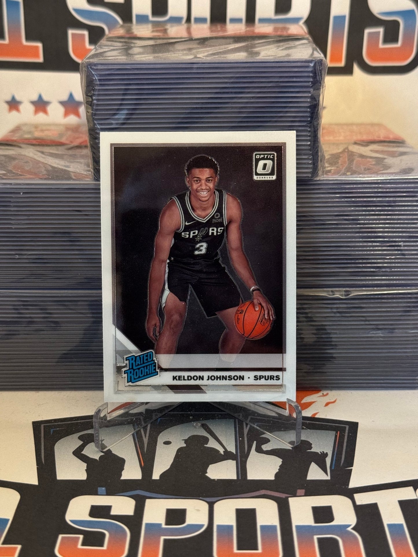 2019 Donruss Optic (Rated Rookie) Keldon Johnson #186