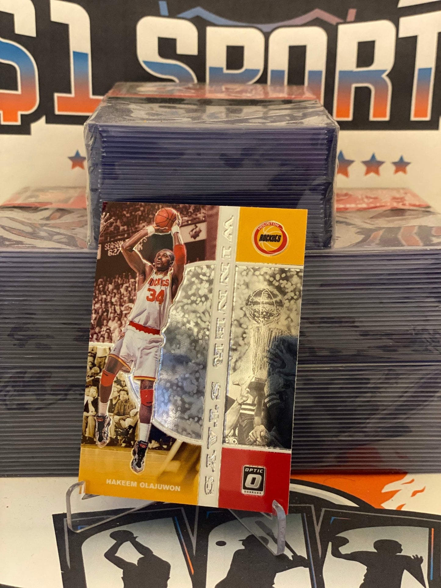 2019 Donruss Optic (Winner Stays) Hakeem Olajuwon #9