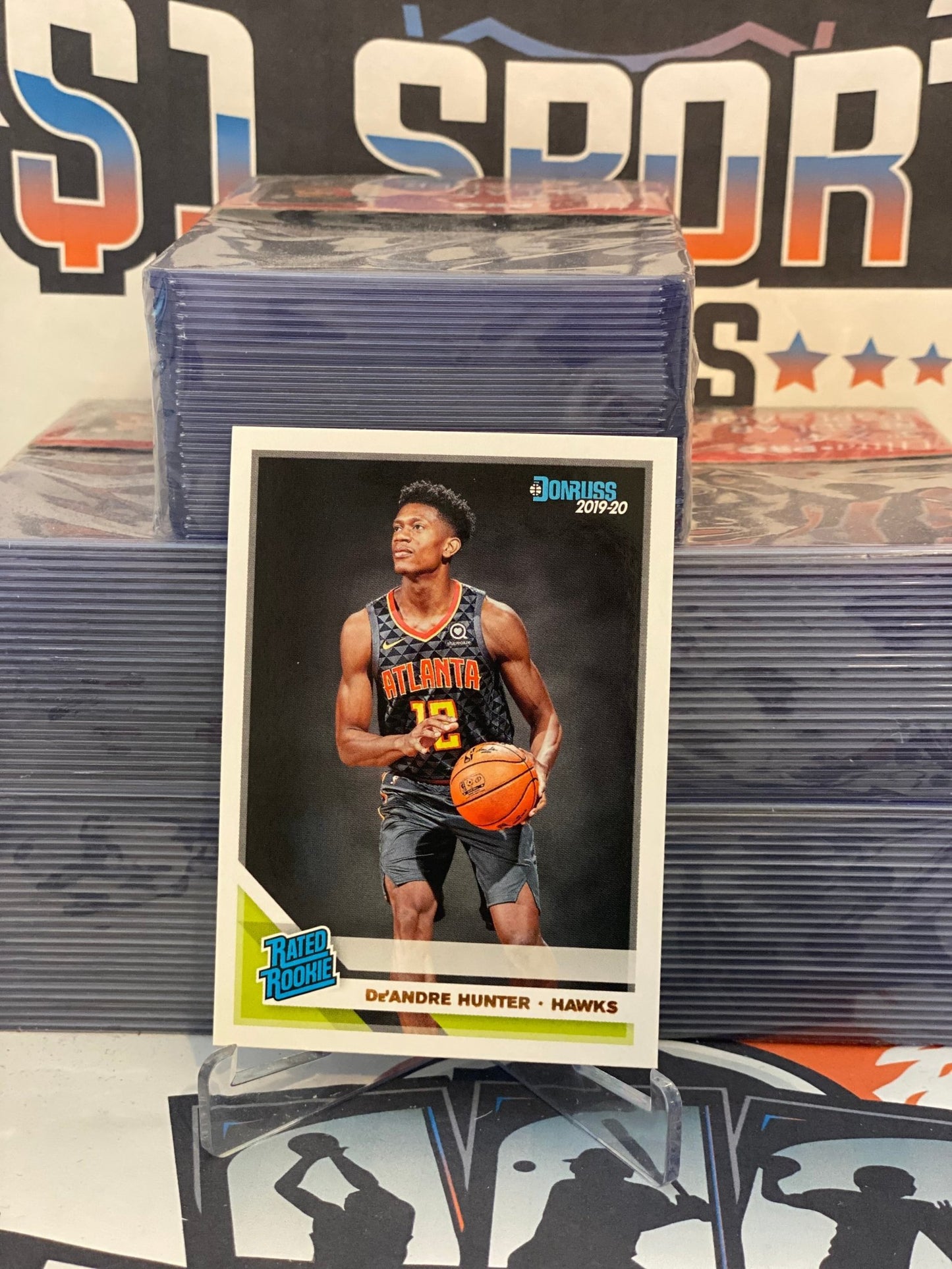 2019 Donruss (Rated Rookie) De'Andre Hunter #204