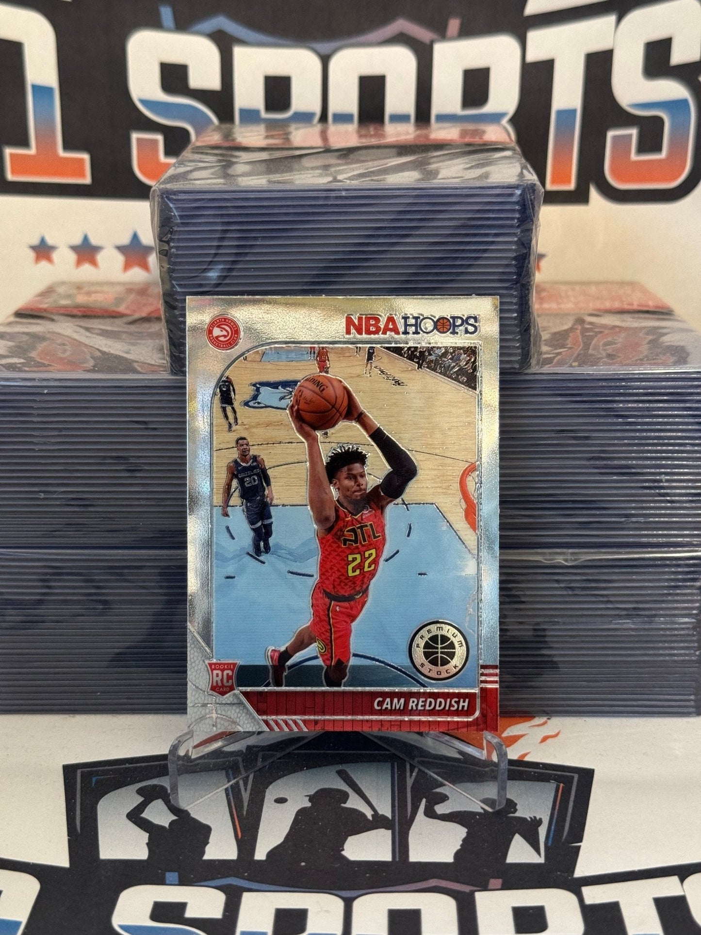 2019 Hoops Premium Stock Cam Reddish Rookie #207