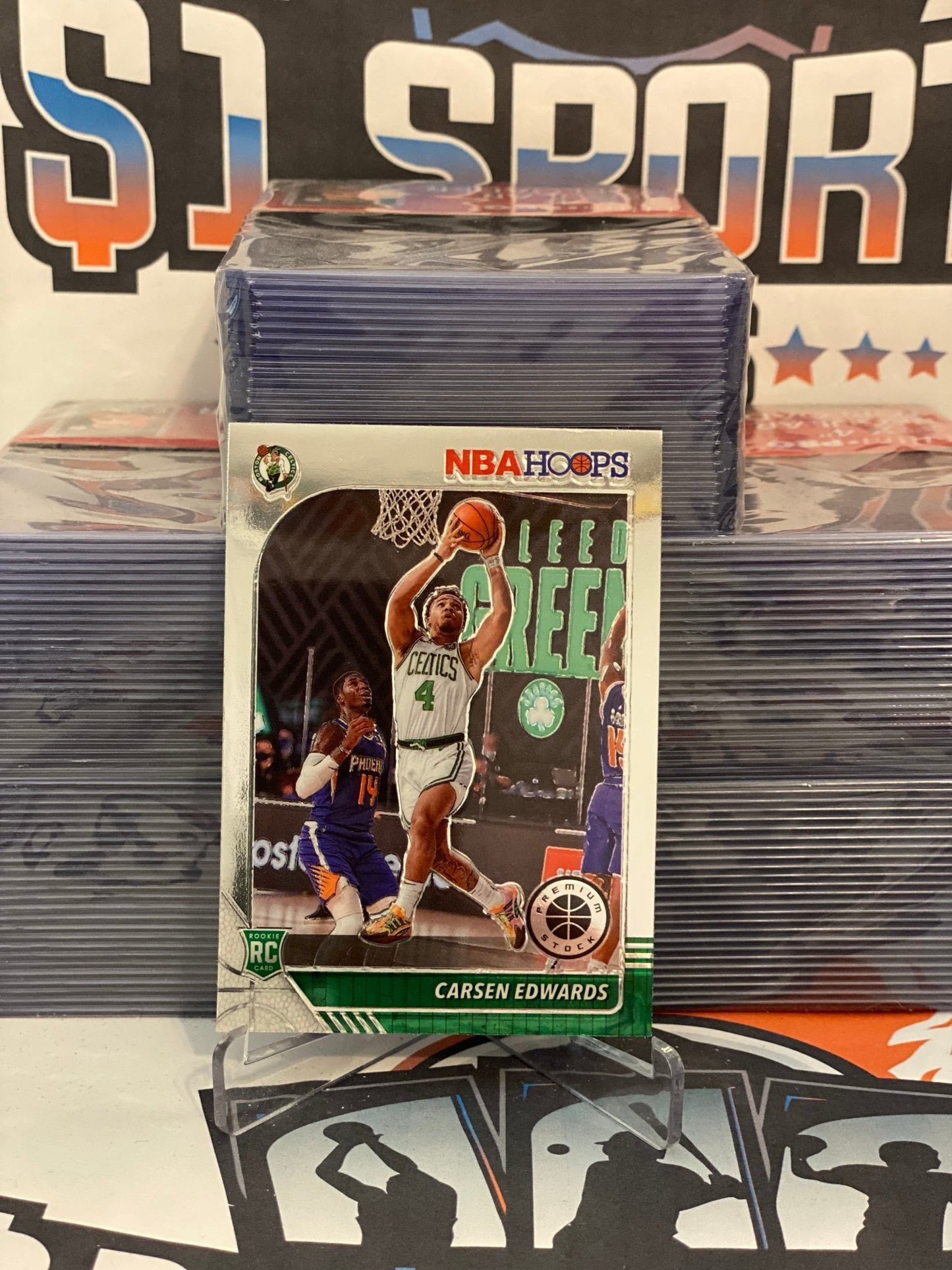 2019 Hoops Premium Stock Carsen Edwards Rookie #227