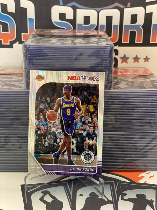 2019 Hoops Premium Stock (Flash Prizm) Rajon Rondo #273