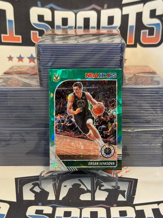 2019 Hoops Premium Stock (Green Cracked Ice Prizm) Ersan Ilyasoya #109