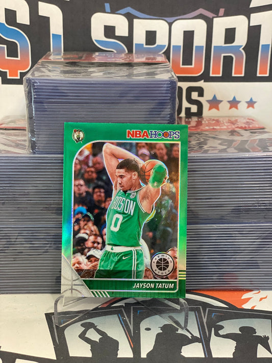 2019 Hoops Premium Stock (Green Prizm) Jayson Tatum #6