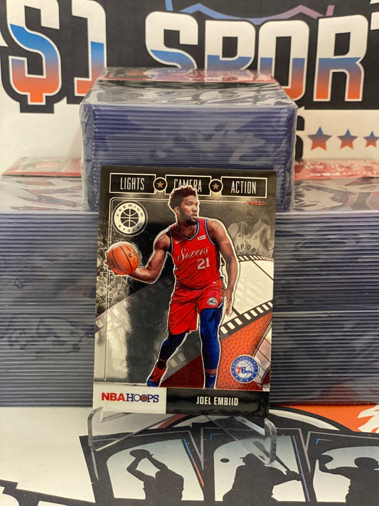 2019 Hoops Premium Stock (Lights Camera Action) Joel Embiid #27